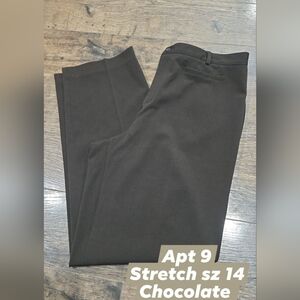 🎉 CLEARANCE Apt 9 womens pants sz 14 Brown
